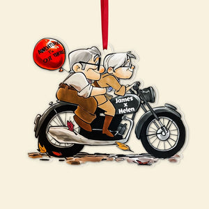 Adventure Couple, Personalized Ornament, Christmas Gifts For Couple, 05QHPO101023 - Ornament - GoDuckee