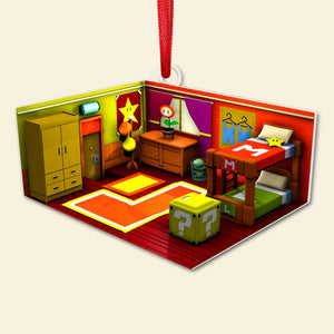 Acrylic Custom Shape Ornament - Great Gift For Gamer - 03NAPO221123 - Ornament - GoDuckee