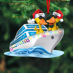 Cruising Duck-Personalized Ornament -PW-CSO-ACRYLIC-01qhqn300923 - Ornament - GoDuckee