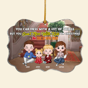 Kids, Kids on Christmas, Personalized Ornament, Christmas Gifts For Kids, 02HTPO031023HH - Ornament - GoDuckee