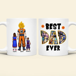 Personalized Gifts For Father Coffee Mug Best Dad Ever 01QHQN200324HH - Coffee Mugs - GoDuckee
