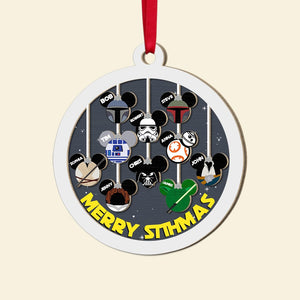 Personalized Wood Ornament, Christmas Gifts For Family, 01QHPO281023 - Ornament - GoDuckee