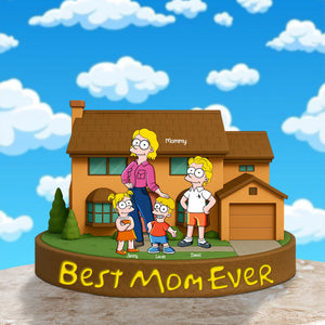 Personalized Gifts For Mom Plaque Best Mom Ever 04totn140425pa - Shaped Plaques - GoDuckee