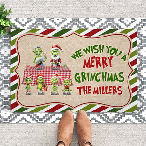 Family-Personalized Door Mat- Gift For Family- Christmas Gift- Family Door Mat GO1DOR-03acqn141023 - Doormat - GoDuckee