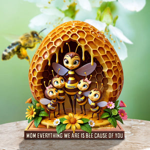 Personalized Gifts For Bee Mom Plaque 03tgtn270325 - Shaped Plaques - GoDuckee