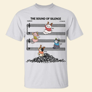 Cats, Cat Funny Music Notes, Personalized Shirt, Christmas Gifts For Cat Lovers, 01ACQN211023EEA - Shirts - GoDuckee