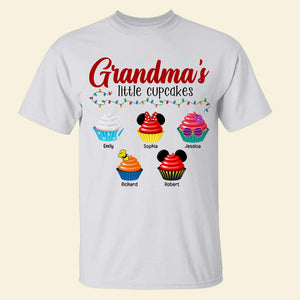 Grandma's Little Cupcakes-Personalized Sweatshirt-Gift For Family- Christmas Gift- 04qhqn211023qn - Shirts - GoDuckee