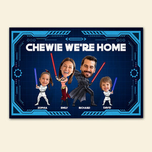 We're Home-Custom Photo Door Mat For Family-Family Doormat GO1DOR-01kaqn141223 - Doormat - GoDuckee