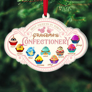 Grandma's Confectionery, Personalized 01QHPU041123 Acrylic Ornament - Ornament - GoDuckee