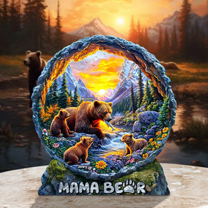 Personalized Gifts For Mom Plaque 04hutn270325 Mama Bear - Shaped Plaques - GoDuckee