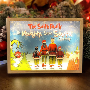 The Family, Family For Christmas, Personalized Light Picture Frame, Christmas Gifts For Family, 01HUPO080923HH - Poster & Canvas - GoDuckee