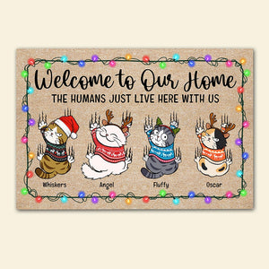 Welcome To Our Home-Personalized Door Mat GO1DOR-02naqn271023 - Doormat - GoDuckee