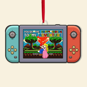 Couple, Happy Ending, Personalized Ornament, Chritsmas Gifts For Couple, 05TOPO260923 - Ornament - GoDuckee