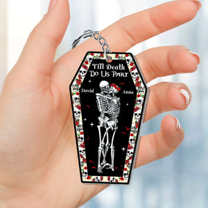 Couple, Till Death Do Us Part, Personalized Keychain, Gift For Couple, 01NATN240723 - Keychains - GoDuckee