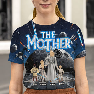 Personalized Gifts For Mom Shirt, Best Mother In The Galaxy 04qhtn120325hhhg - AOP Products - GoDuckee