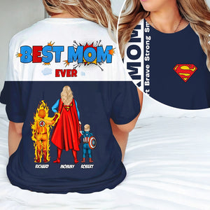 Personalized Gifts For Mom Shirt Super Mom Brave Strong Smart 01todt100425pa - AOP Products - GoDuckee