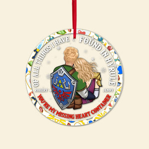 Couple, All Things, Personalized Ornament, Christmas Gifts For Couple, 02NAPO260923HH - Ornament - GoDuckee