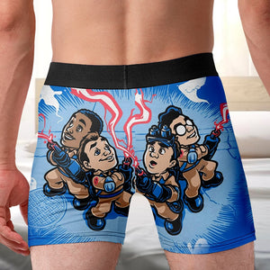 Personalized Funny Gifts For Him Men's Boxers 03katn101224 - Boxer Briefs - GoDuckee