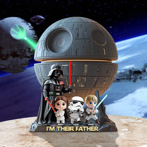 Personalized Gifts For Dad Acrylic Plaque, Best Dad In The Galaxy 02qhtn100425 - Shaped Plaques - GoDuckee