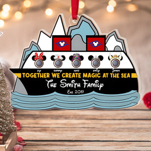 Together We Create Magic At The Sea, Personalized 02OHPU261023 Ornament - Ornament - GoDuckee