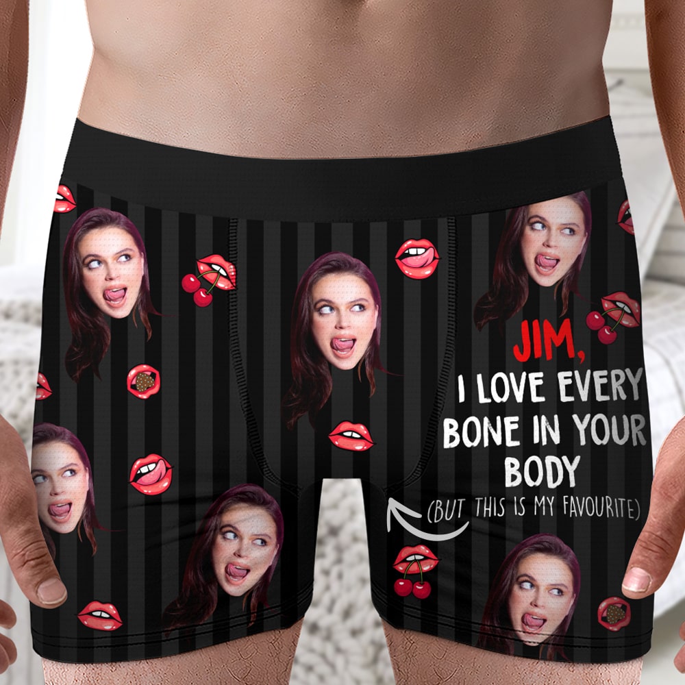 This Is My Favourite-Custom Photo Boxer Briefs For Couples- Funny Couple Boxer- Couple Gift - Boxer Briefs - GoDuckee