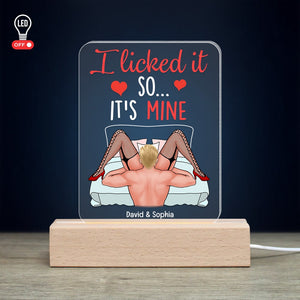Couple, It's Mine, Personalized Led Light, Gift For Couple - Led Night Light - GoDuckee