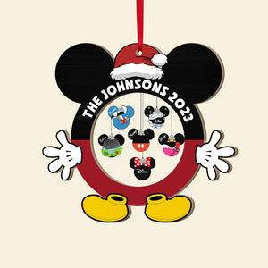 Personalized Family Ornament, Christmas Gifts For Family, 02QHPO251023 - Ornament - GoDuckee