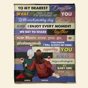 You May Be A Woman But You Will Always Be My Baby Girl-Personalized Blanket-02nalh301122tm - Blanket - GoDuckee