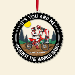 The Couple, You And Me, Personalized Ornament, Christmas Gifts For Couple, 02QHPO031123PA - Ornament - GoDuckee