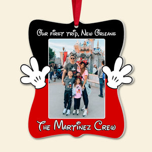 Happiest Trip Custom Photo, Personalized Ornaments, Christmas Gifts For Family & Friends, 07QHPO061123 - Ornament - GoDuckee