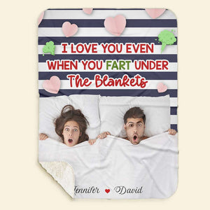 Personalized Gift For Couple Blanket I Love You - Blankets - GoDuckee