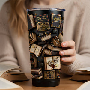 Reading Book 20oz Tumbler - Personalized Gifts For Book Lovers 06dtdt291225 - Tumbler Cup - GoDuckee