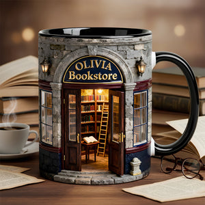Bookstore Accent Mug - Personalized Gifts For Book Lovers 02KIDT230126 - Coffee Mug - GoDuckee