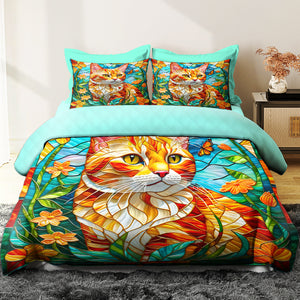 Gifts For Cat Lovers Quilt Bedding Set 03HUDT210125 - Blanket - GoDuckee