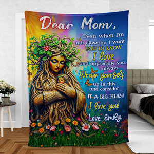 Personalized Gifts For Mom Blanket 05hupu170225 Feel My Love Within It - Blanket - GoDuckee