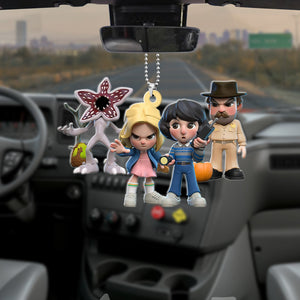 Gift For TV Series Lover, Personalized Car Hanging Ornament, Cartoon Character Ornament 01NAHN251223 - Ornament - GoDuckee