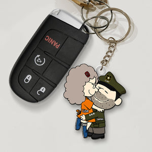 Personalized Gifts For Couple Keychain, Custom Job 01qhqn160125hg - Keychains - GoDuckee