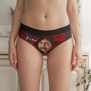 Peekaboo ! It's Mine, Personalized Couple Boxer Briefs, Gifts For Him Gifts For Her - Boxer Briefs - GoDuckee