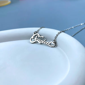 Personalized Name Necklace - Silver Guitar Charm 46 21acxx140325 - Necklace - GoDuckee