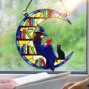 Dreamy Chapters Suncatcher Ornament - Personalized Gifts For Book Lovers 04NALU250625 - Ornament - GoDuckee