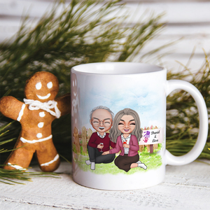 I Love You Through And Through Yesterday, To Day And Tomorrow- Personalized Coffee Mug -Gift For Couple- Couple Coffee Mug- 04dnhi291122hh - Coffee Mug - GoDuckee