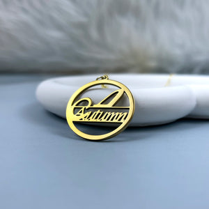 Personalized Stylish Name & Initial Necklace 42 23acxx140325 - Necklace - GoDuckee