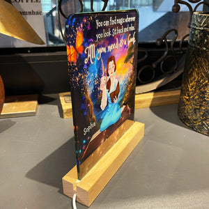 All You Need Is A Book, Personalized Led Light, Best Gifts For Book Lover - Led Night Light - GoDuckee