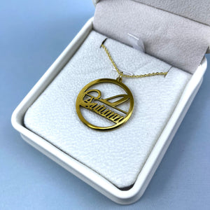 Personalized Stylish Name & Initial Necklace 42 23acxx140325 - Necklace - GoDuckee