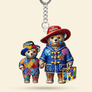 Personalized Gifts For Autism Mom Keychain Mother's Day Autism Awareness 06TGTN090425 - Keychains - GoDuckee