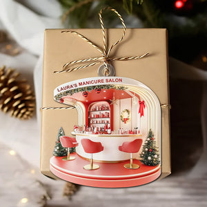 Personalized Gifts For Her Acrylic Ornament, Nail Salon 02tgtn211124 - Ornament - GoDuckee