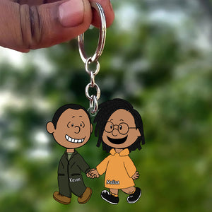 Personalized Gifts For Couple Keychain, Custom Job Costume 01qhqn130125hg - Keychains - GoDuckee