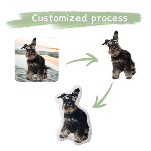 Pet Custom Shape Pillow, Upload Pet's Photo, Gift For Pet Lovers - Pillow - GoDuckee