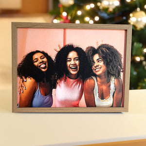 Gift For Besties - Friends, Personalized Light Picture Frame - Poster & Canvas - GoDuckee