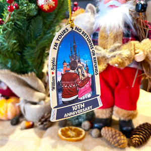 Personalized Wood Ornament 01ACDT300823TM Christmas Gifts For Couple - Ornament - GoDuckee